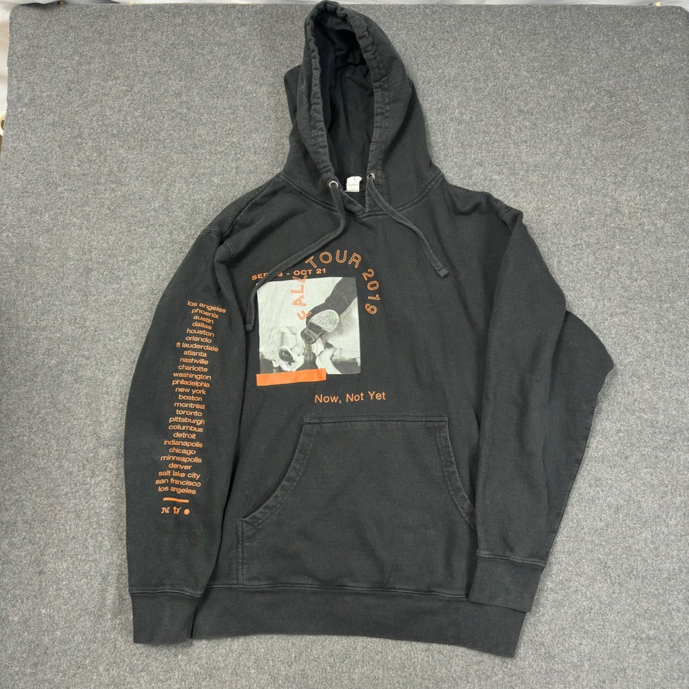half alive Now Not Yet Tour 2019 Hoodie Black Medium Concert Band Graphic